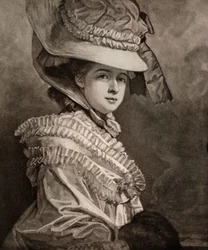 Miss Cumberland, slutningen af det 18. århundrede, 1912.