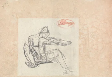 Siddende figur