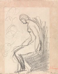 Siddende nøgen kvinde (Hygeia at Doctor Graham