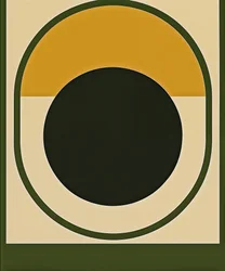 Black Sun Reversal, 2025 (akryl på lærred)