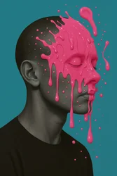 Glossed Over, 2025 (akryl på lærred)