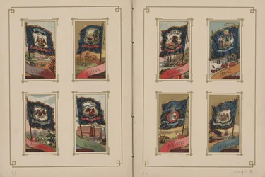 Alle nationers og Amerikas Forenede Staters flag - Side 31 og 32, 1887