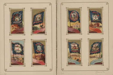 Alle nationers og Amerikas Forenede Staters flag - Side 33 og 34, 1887