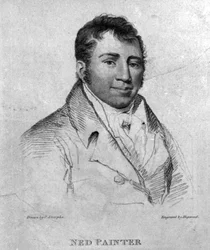 Ned Painter, graveret af Hopwood