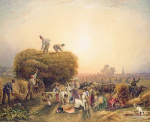 Høslæt, 1832 (wc på papir)