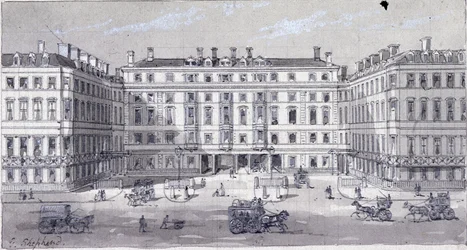 Euston Square Station, London, c1838.