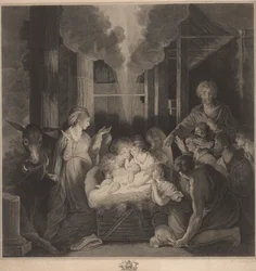 Hyrdenes tilbud: Kapellets vestvindue, New College Oxford