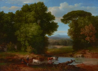 En smule af den romerske akvædukt 1852 (olie på lærred)