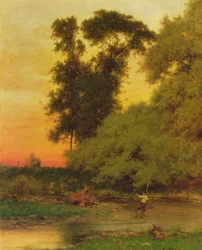 Solnedgang, Pompton, New Jersey