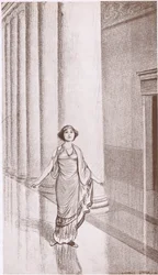 Dragens tænder: Cadmus så en kvindeskikkelse, vidunderlig smuk og prydet med en kongelig kappe