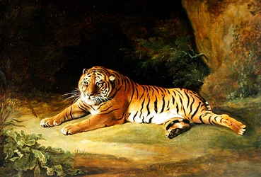 Tiger (olie på lærred)