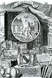 Bogplade af Lord Harley, 1741