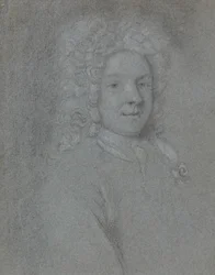 Portræt af John Dixon, vendt mod højre