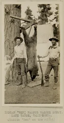 Indisk "Ben", berømt Washoe Scout. Lake Tahoe, Californien