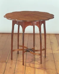 Lejlighedsbord, lavet til Morris & Co., ca. 1885 (mahogni)