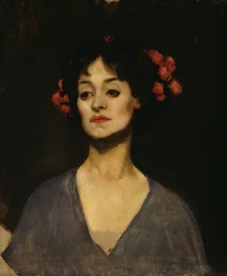 Portræt af en dame (danseren)