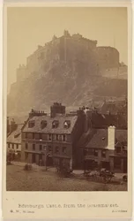 Edinburgh Castle set fra Grassmarket