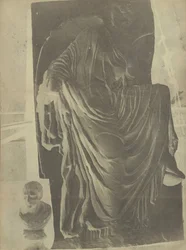 Basso Relievo--of Wingless Victory--for nylig fundet, 1848.
