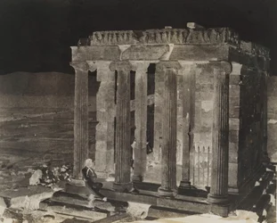 Temple of Wingless Victory, nyligt restaureret, 1848.