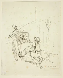 Whistler i en Hansom Cab
