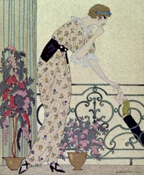 "Gazette du Bon Ton", kostumeplade fra "N