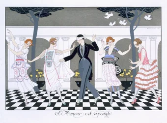 Love is Blind, graveret af Henri Reidel