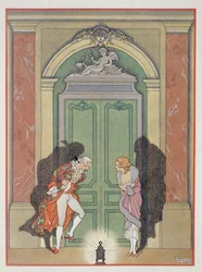 Et par i levende lys, illustration fra 