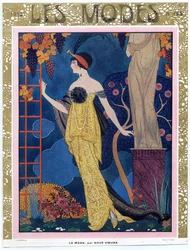 Forside af Les Modes; 1913; pub. 1913 (farvet gravering)