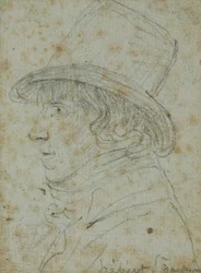 Jacques Hebert (1757-94) (blyant på papir)