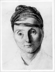 En stolt syerske, -i "Study of the physiognomy of aliens", tegning af Gabriel