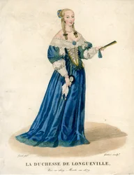 Anne Genevieve af Bourbon-Conde, hertuginde af Longueville, Anne de Bretagne, begyndelsen af det 19. århundrede.