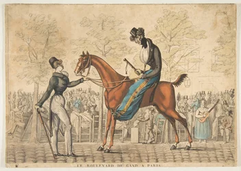 Boulevard de Gand i Paris, 1800-tallet.