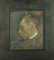Portræt af Emile Verhaeren 1855-1918, 1900.