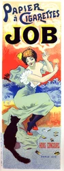 Job cigaret papir. Plakat af Georges Meunier