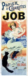 Plakat af "Job" cigaretpapir af Georges Meunier