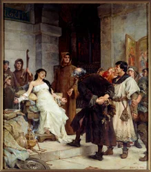 Et stigma i middelalderen, 1885, h. 2,6 x 3 m, Musée des Beaux-Arts de Nantes