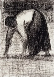 En Bondekone med Hænderne i Jorden; Paysanne les Mains au Sol, ca. 1882
