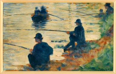 Fiskere (olie på træ)