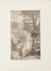 Den hellige Genevièves pastorale liv (højre panel)