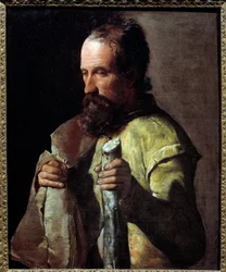 Sankt Jakob den Mindre. Maleri af Georges De La Tour (1593-1652)