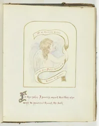 Uden titel [kerub med religiøs tekst], 185568.