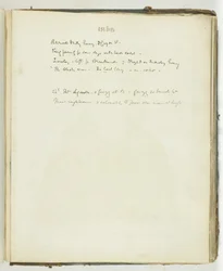 Uden titel [side med tekst relateret til Broadlands], 1868.