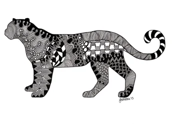 The Leopard, 2015 (blæk på bristolplade)