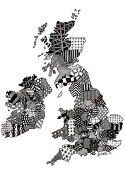 Storbritannien, 2015 (blæk på bristolplade)