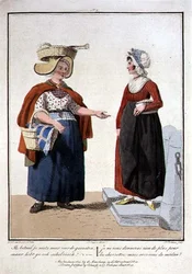 Fish Sellers, graveret af L. Portman