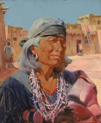 Old Man of Zuni, Ypperstepræst Cacique, 1924.