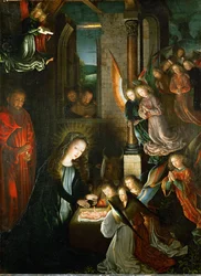 Holy Night (maleri på egetræ)