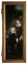 Højre panel af Kristi dåb, ca. 1502-08 (olie på panel)