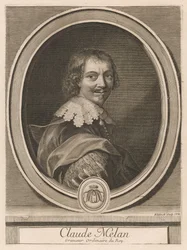 Claude Melan, fra bogen Les hommes illustres..., bind II, af Charles Perrault