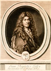 Portræt af Jean-Baptiste Lully (radering)